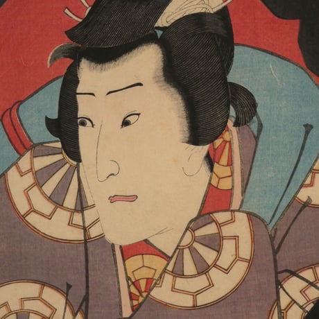 三代歌川豊国 見立十二ヶ月ノ内 正月年始 二月狐忠信/UTAGAWA TOYOKUNIⅢ