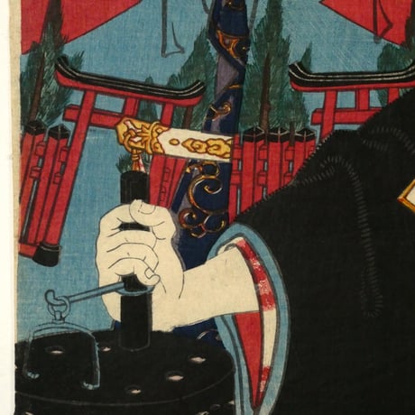 三代歌川豊国 忠臣晴金鶏 御曹子牛若 御厩喜三太/UTAGAWA TOYOKUNIⅢ
