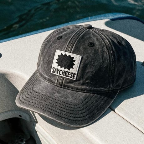 SAY CHEESE CAP / Wash Black