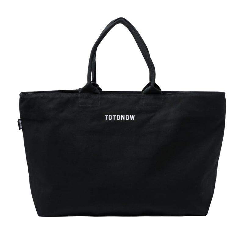 Big Canvas Zip Tote / black | totonow shop