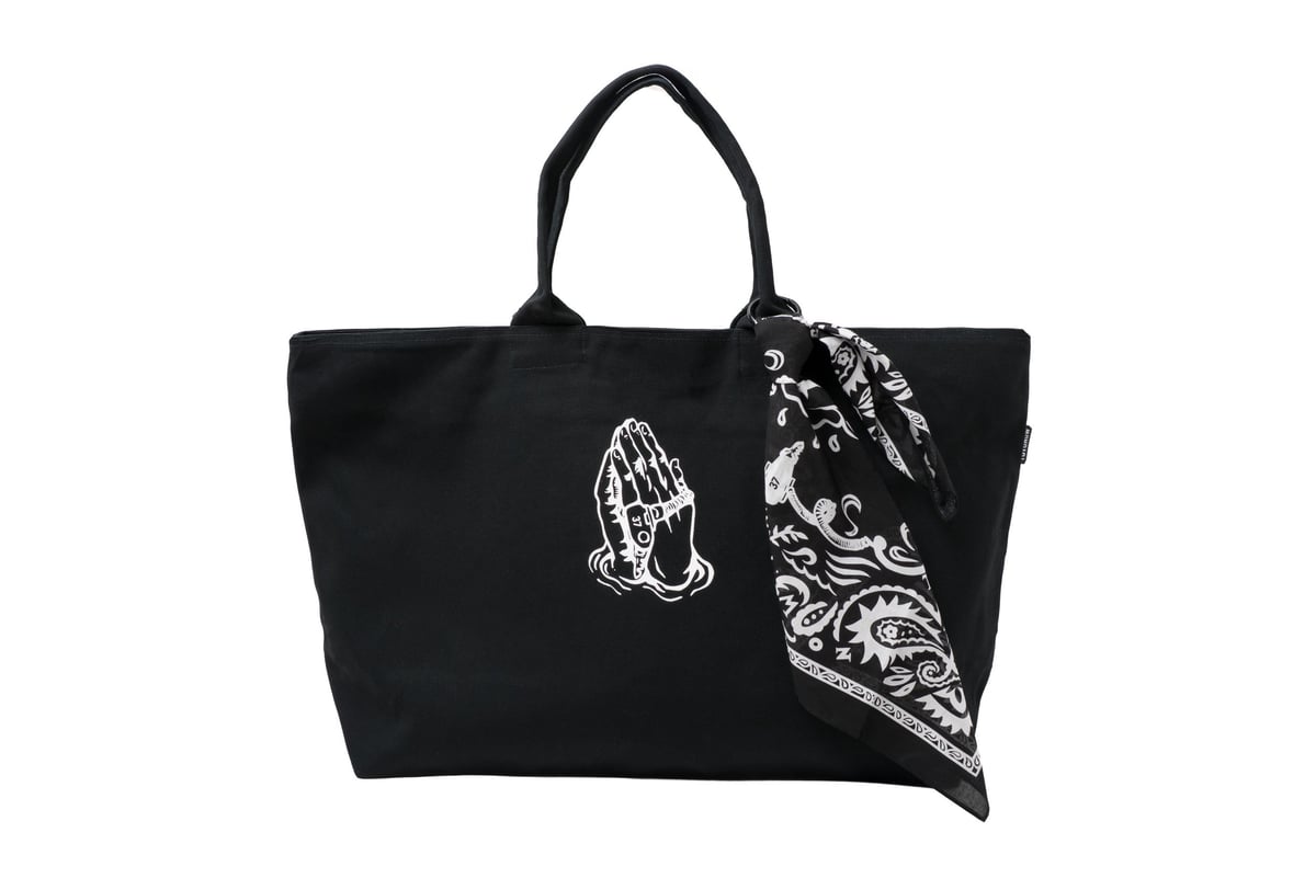 Big Canvas Zip Tote / black | totonow shop