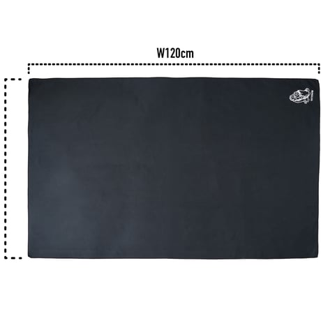 Bath Towel Set & Nylon Tote Bag / Black