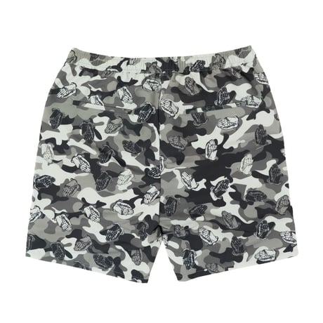 Nylon Short Pants / Black Camouflage