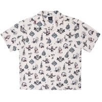 Open Collar Aloha Shirt / Natural
