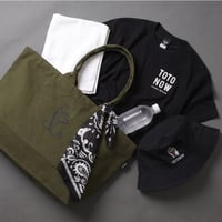 Big Canvas Zip Tote / Khaki