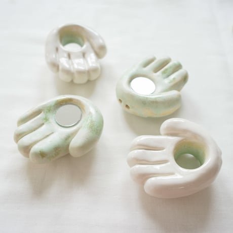 mirror series hand　White (2 types)