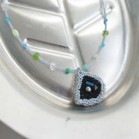 Charmネックレス  Light blue