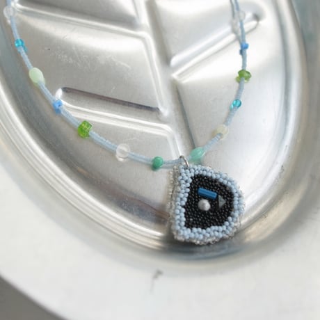 Charmネックレス  Light blue