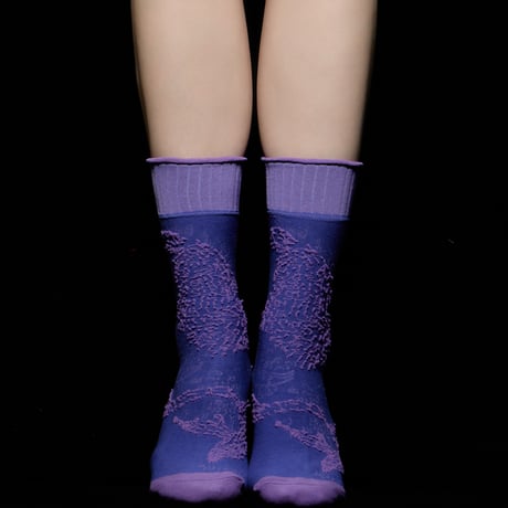 Sea otter and water buffalo 3/4 socks (2color)