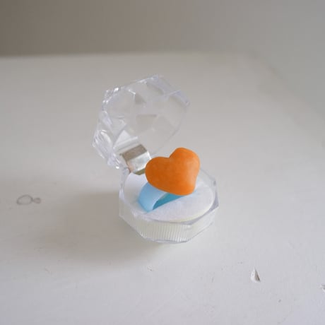 ハートリング　オレンジ×ブルー