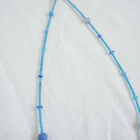 Tsubuネックレス  Blue