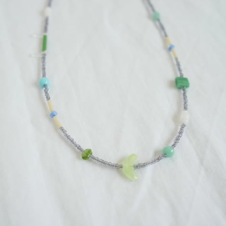 Tsubuネックレス  Green 1