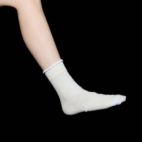 Sea otter and water buffalo 3/4 socks (2color)