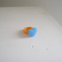 ハートリング　ブルー×オレンジ