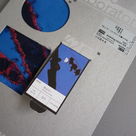 evening moon 3/4 socks (2color)
