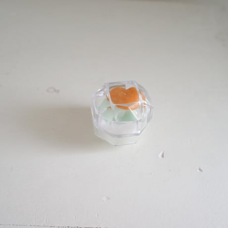 ハートリング　オレンジ×ミント