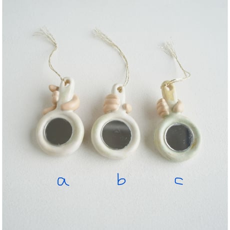 mirror series hand mirror  White (3 types)