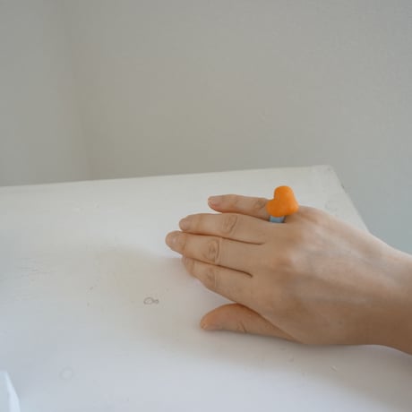 ハートリング　オレンジ×ブルー