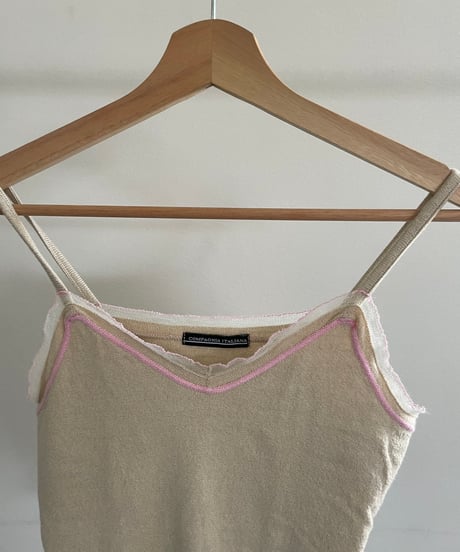 MADE IN ITALY knit camisole
