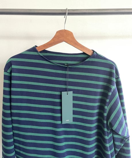 NAM "Banana  Basque Shirt"  (Navy×Green)