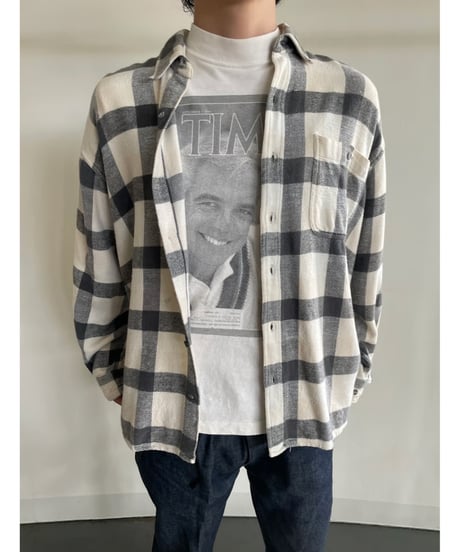 90-00s Buffalo check flannel shirts