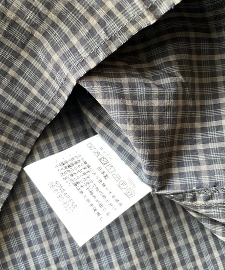NAM "Worn Collar Shirt" (Check)