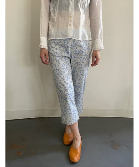 flower capri pants