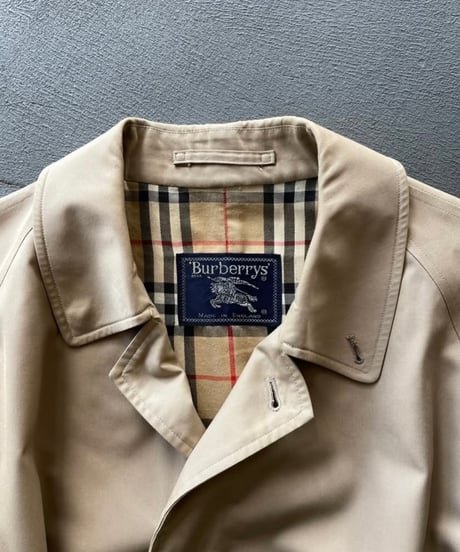 80s Burberrys balmacaan coat