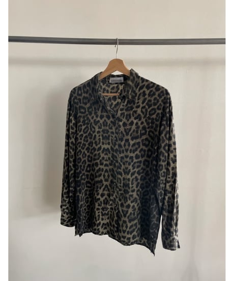 leopard silk shirt