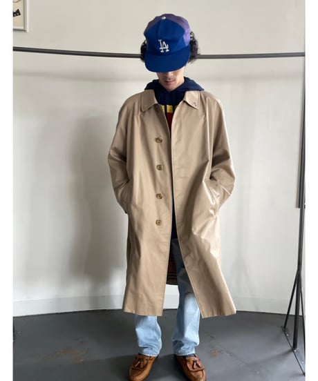 80s Burberrys balmacaan coat