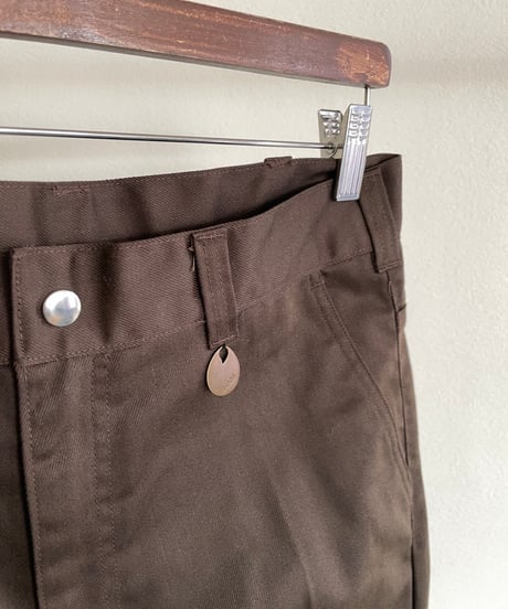 NAM "Bellows Flare Trousers" (Navy,Brown)