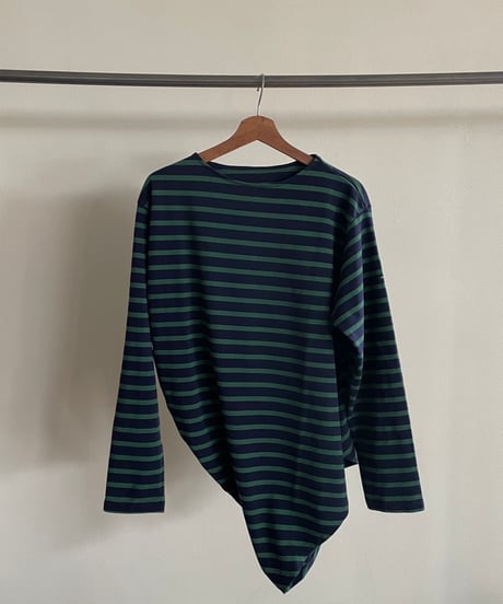 NAM "Banana  Basque Shirt"  (Navy×Green)