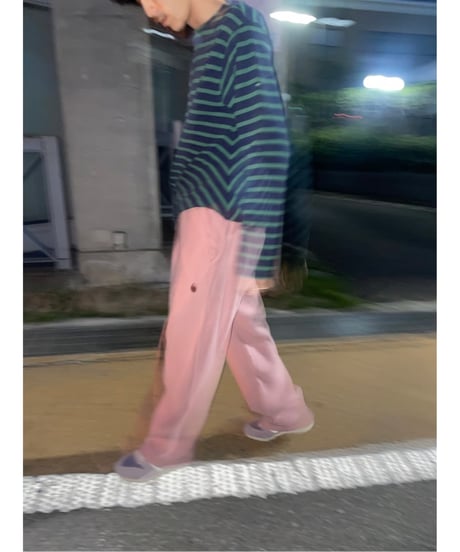 NAM "Bellows Sweat Pants" (Navy,Pink)