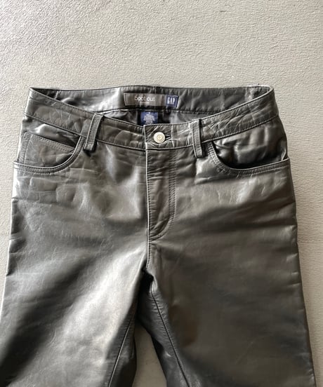 2000s GAP boot cut leather