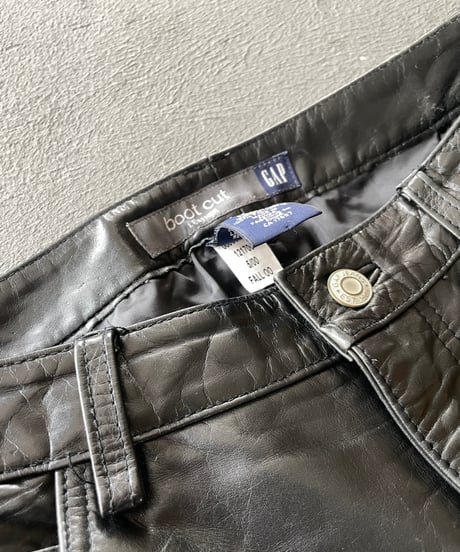 2000s GAP boot cut leather