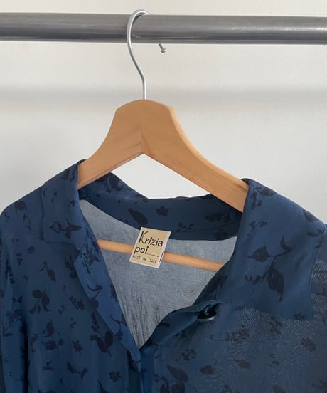made in ITALY flower shirt