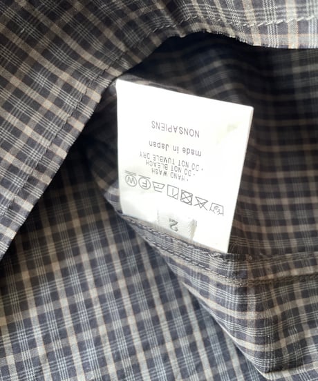 NAM "Worn Collar Shirt" (Check)