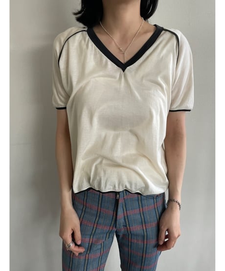 MAX MARA piping T-shirt