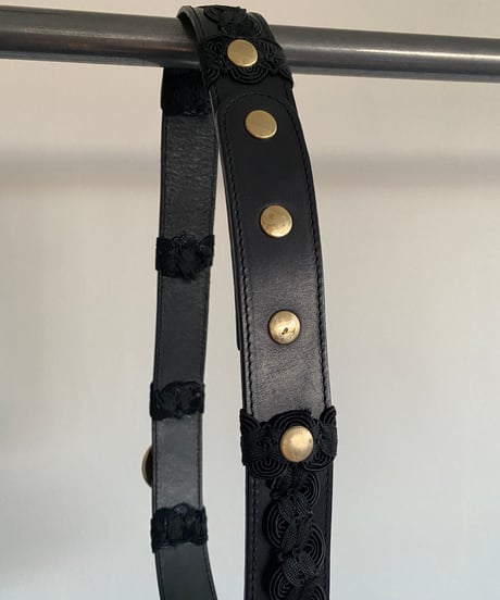 Vintage Embroidery Leather Belt