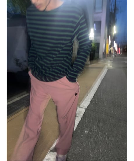NAM "Bellows Sweat Pants" (Navy,Pink)