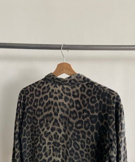 leopard silk shirt