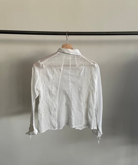 embroidery lace shirt