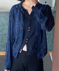 made in ITALY flower shirt