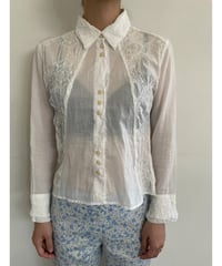 embroidery lace shirt