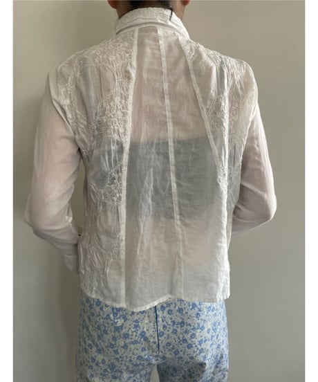 embroidery lace shirt