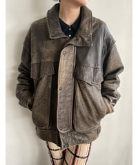 deer skin leather jacket