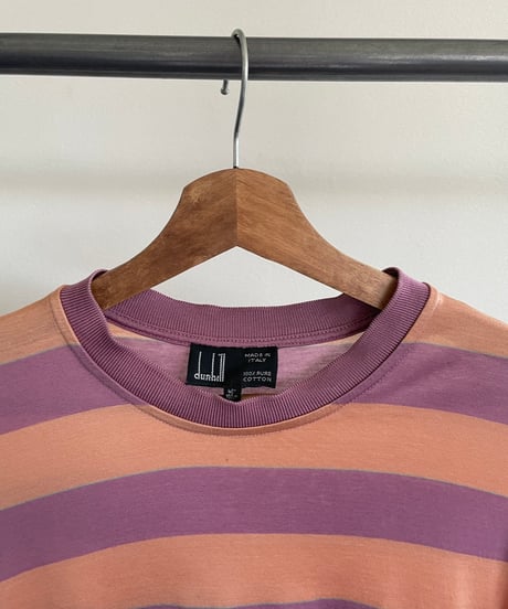 80s dunhill border T-shirt
