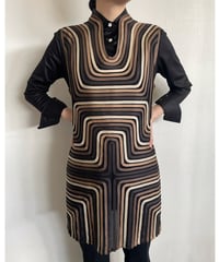 Geometric wave dress