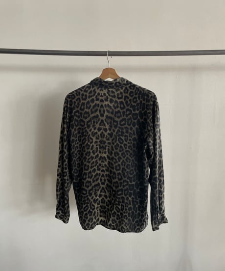 leopard silk shirt
