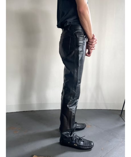 2000s GAP boot cut leather